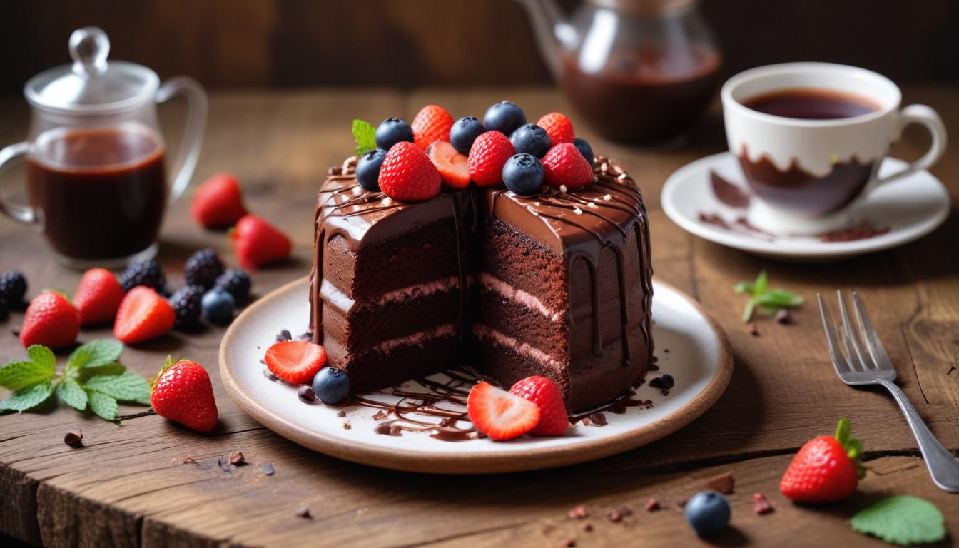 .Vegan ve Glutensiz Çikolatalı Kek: Lezzetin Sağlıklı Hali