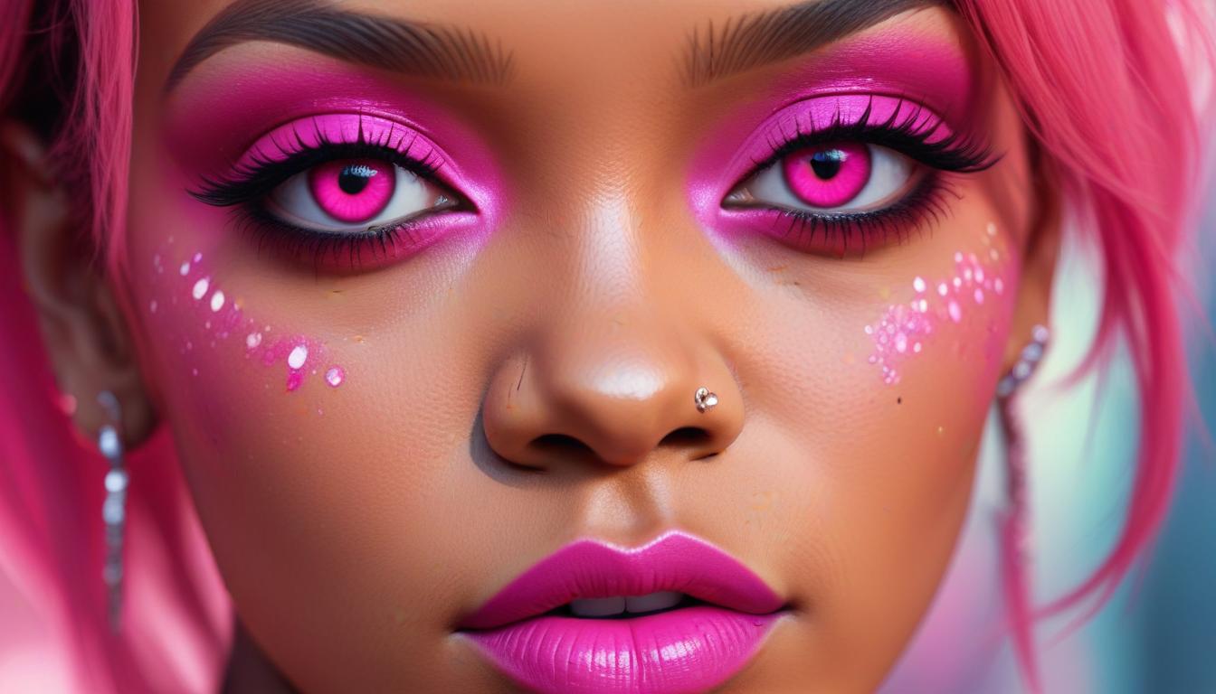 Rihanna'nın Pembe Göz Makyajı: Günlük Yaşamda İzleri