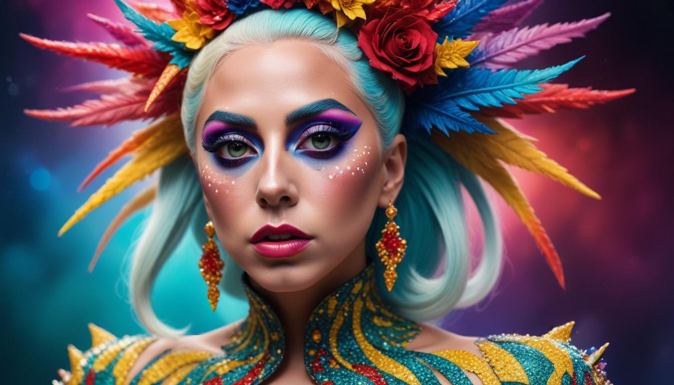 Lady Gaga'nın Etkileyici ve Şaşırtıcı Sahne Makyajı