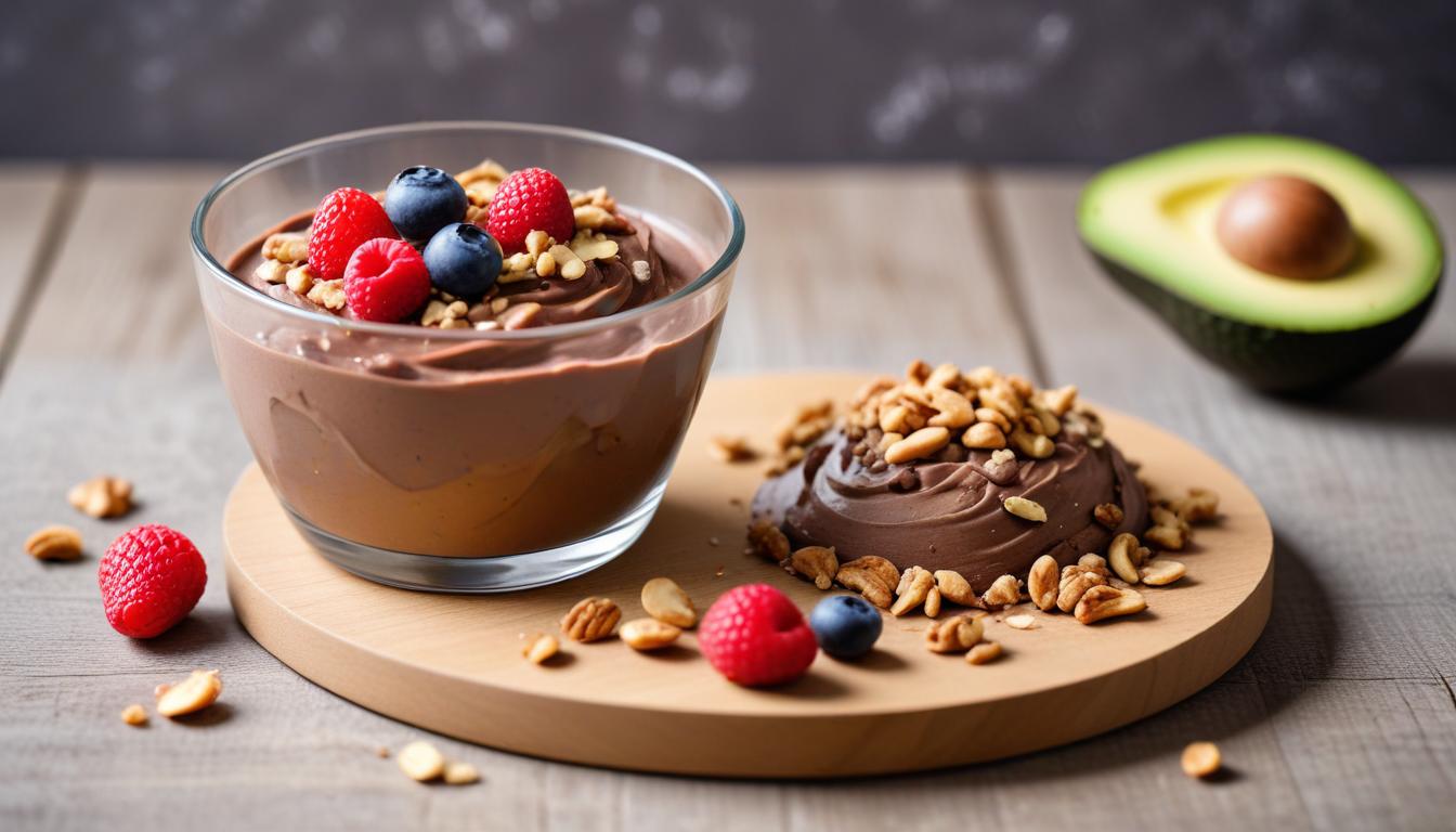 Doyurucu Çikolatalı Avokado Mousse Tarifi