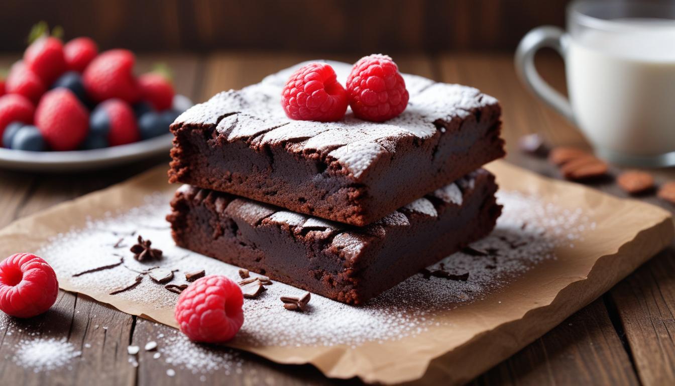 Glutensiz ve Sütsüz Kakaolu Brownie
