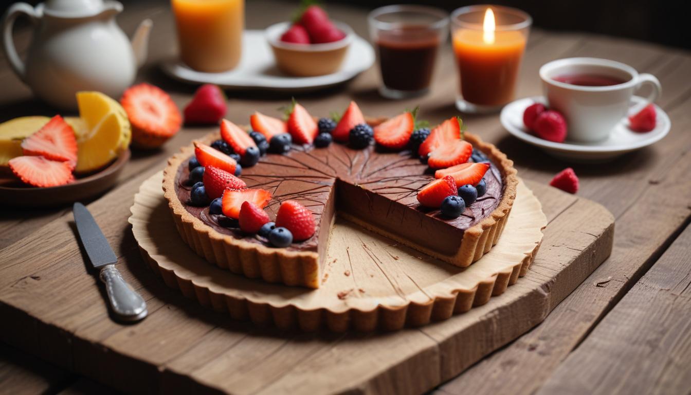 Sütsüz ve Glutensiz Çikolatalı Tart: Romantik Akşamlar İçin İdeal Seçim