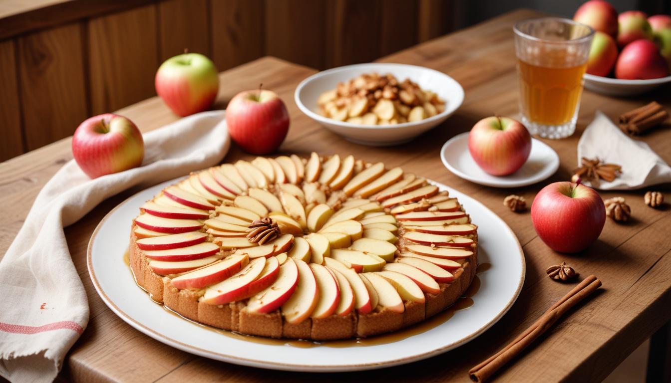 Sütsüz ve Glutensiz Elmalı Tatlı Mücveri