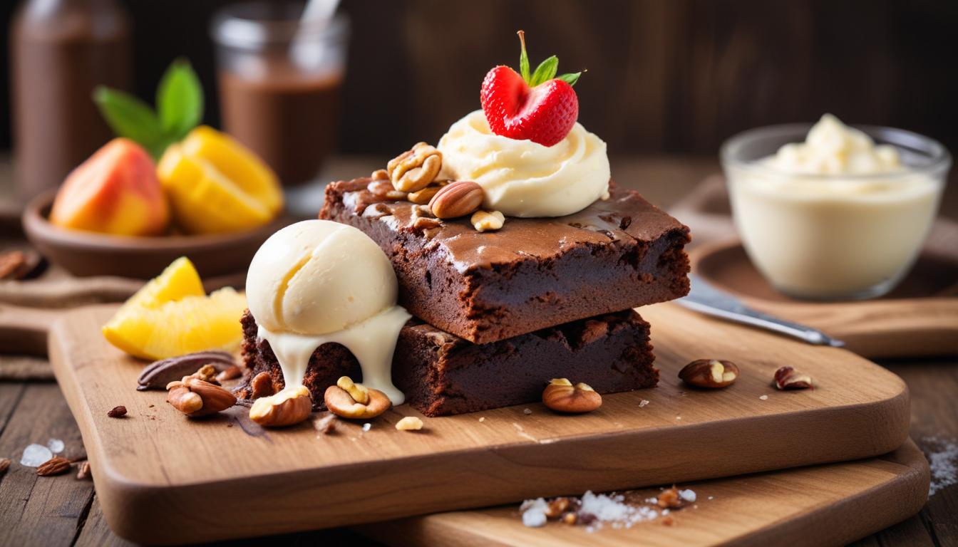 Damak Çatlatan Sütsüz ve Glutensiz Brownie