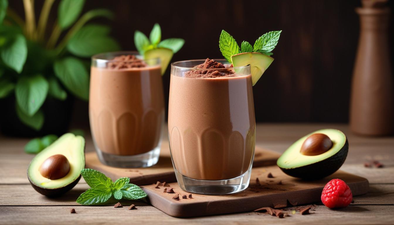 Besleyici Çikolatalı Avokado Smoothie